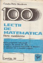 100 lectii matematica fara meditator