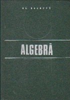 Algebra - Gh. Galbura