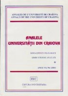 Analele Universitatii din Craiova - Seria Stiinte Filologice. Limbi straine aplicate, Anul VII, Nr. 2/2011