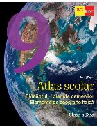 Atlas şcolar : Pământul - planeta oamenilor,elemente de geografie fizică - clasa a IX-a
