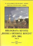 Bibliografia Revistei Biserica Ortodoxa Romana