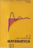Caiet de Informare Matematica nr. 4, Volumul al II-lea/1973