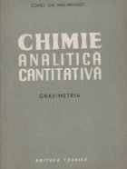 Chimie analitica cantitativa. Gravimetrie (Editie 1959)
