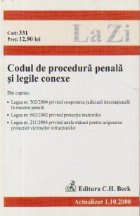 Codul procedura penala legile conexe