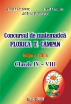 Concursul matematica Florica Campan Clasele