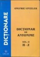 Dictionar Antonime vol