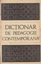 Dictionar pedagogie contemporana