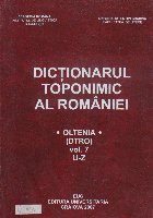 Dictionarul toponimic Romaniei Oltenia (DTRO)