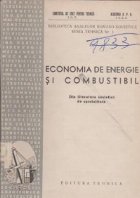 Economia de energie si combustibil (Din literatura sovietica de specialitate)