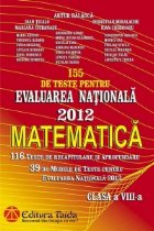 Evaluarea Nationala 2012 Matematica pentru