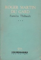 Familia Thibault, Volumul al III - lea
