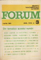 Forum, Nr. 3/1981