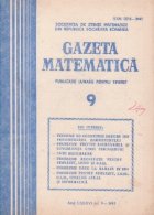 Gazeta matematica, 9/1981
