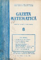 Gazeta Matematica, Nr. 8 - August 1978
