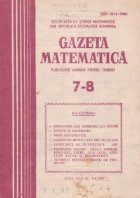 Gazeta Matematica, Iulie-August 1987
