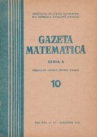 Gazeta Matematica, Seria B, Octombrie 1972