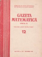 Gazeta Matematica, Seria B, Decembrie 1973