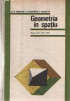 Geometria in spatiu - Manual pentru clasa a X-a licee