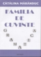 Gramatica Familia cuvinte
