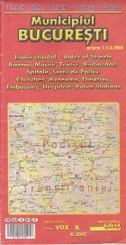 Harta Municipiul Bucuresti (1:13 000, Editie 2002)