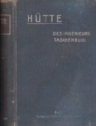 Hutte - Des Ingenieurs Taschenbuch, II. Band