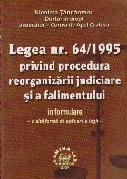 Legea 64/1995 privind procedura reorganizarii