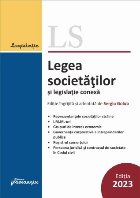 Legea societăţilor şi legislaţie conexă