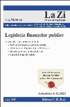 Legislaţia finanţelor publice : actualizat iunie 2022