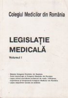 Legislatie medicala, Volumul I