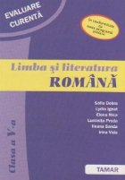 Limba literatura romana Clasa Evaluare