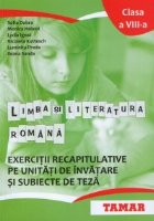 Limba literatura romana Exercitii recapitulative