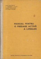 Manual pentru o predare activa a limbilor (engleza/franceza/germana)