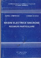 Masini Electrice Sincrone - Regimuri particulare