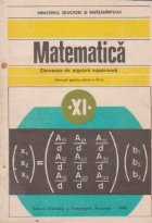 Matematica Elemente algebra superioara Manual