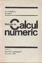 Metode de calcul numeric