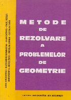 Metode de rezolvare a problemelor de geometrie