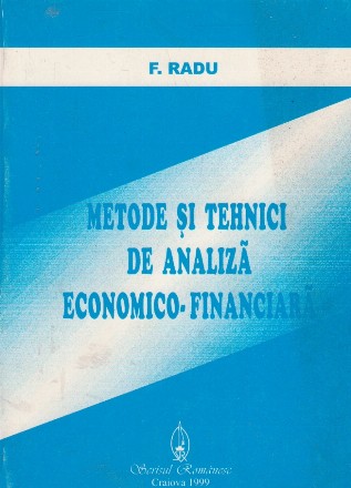 Metode si tehnici de analiza economico-financiara