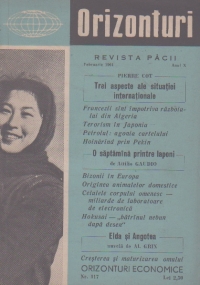 Orizonturi - Revista Pacii, Februarie 1961