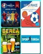 Pachet promotional 3 carti Editura Sport-Turism: Ghidul Oficial UEFA Euro 2016  + Vive la France - Cartea de b