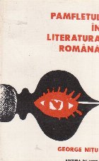 Pamfletul in literatura romana