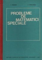 Probleme de matematici speciale (Rudner, Nicolescu)