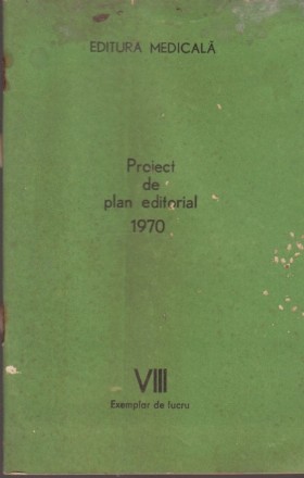 Proiect de Plan Editorial 1970 - VIII