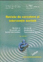 Revista de cercetare si interventie sociala, Vol. 4/2004