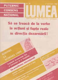 Revista Lumea, nr. 31 - 40/1986