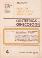 Revista de Obstetrica si Ginecologie, Octombrie-Decembrie, 1977