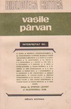 Vasile Parvan interpretat de...